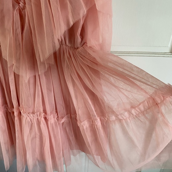 Pink Ruffled Boho Dress - Picture 7 of 9